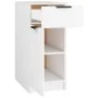 Schreibtischschrank aus weißem Sperrholz, 33,5 x 50 x 75 cm von vidaXL, Schließfächer und Lagerschränke - Ref: Foro24-811502,...