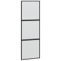 Puerta corredera con herrajes negro 76x205 cm vidrio templado von , Türen - Ref: Foro24-3375874, Preis: 220,80 €, Rabatt: %