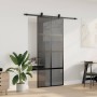 Puerta corredera con herrajes negro 90x205 cm vidrio templado von , Türen - Ref: Foro24-3375836, Preis: 281,01 €, Rabatt: %