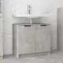 Badezimmerschrank Sperrholz grau Beton 64,5x33,5x59 cm von vidaXL, Schließfächer und Lagerschränke - Ref: Foro24-811308, Prei...