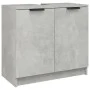 Badezimmerschrank Sperrholz grau Beton 64,5x33,5x59 cm von vidaXL, Schließfächer und Lagerschränke - Ref: Foro24-811308, Prei...