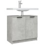 Badezimmerschrank Sperrholz grau Beton 64,5x33,5x59 cm von vidaXL, Schließfächer und Lagerschränke - Ref: Foro24-811308, Prei...