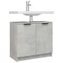 Badezimmerschrank Sperrholz grau Beton 64,5x33,5x59 cm von vidaXL, Schließfächer und Lagerschränke - Ref: Foro24-811308, Prei...