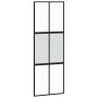 Puerta corredera con herrajes negro 76x205 cm vidrio templado | Foro24.es | Tu tienda online para hogar, jardín y más Foro24.es