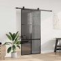 Puerta corredera herrajes negro 102,5x205 cm vidrio templado von , Türen - Ref: Foro24-3375888, Preis: 311,21 €, Rabatt: %