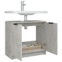 Badezimmerschrank Sperrholz grau Beton 64,5x33,5x59 cm von vidaXL, Schließfächer und Lagerschränke - Ref: Foro24-811308, Prei...