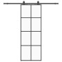 Puerta corredera con juego herrajes negro 76x205 cm ESG vidrio von , Türen - Ref: Foro24-3375862, Preis: 207,29 €, Rabatt: %