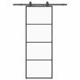 Puerta corredera con juego herrajes negro 76x205 cm ESG vidrio by , Doors - Ref: Foro24-3375906, Price: 197,92 €, Discount: %