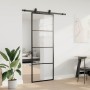 Puerta corredera con juego herrajes negro 76x205 cm ESG vidrio by , Doors - Ref: Foro24-3375906, Price: 197,92 €, Discount: %