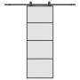 Puerta corredera con juego herrajes negro 76x205 cm ESG vidrio von , Türen - Ref: Foro24-3375857, Preis: 205,93 €, Rabatt: %