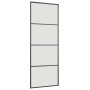 Puerta corredera con juego herrajes negro 76x205 cm ESG vidrio von , Türen - Ref: Foro24-3375857, Preis: 205,93 €, Rabatt: %