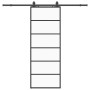 Puerta corredera con juego herrajes negro 76x205 cm ESG vidrio | Foro24.es | Tu tienda online para hogar, jardín y más Foro24.es