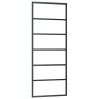 Puerta corredera con juego herrajes negro 76x205 cm ESG vidrio | Foro24.es | Tu tienda online para hogar, jardín y más Foro24.es