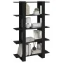 Estantería/divisor de espacios negro 100x30x160 cm de vidaXL, Librerías y estanterías - Ref: Foro24-811530, Precio: 63,73 €, ...