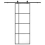 Puerta corredera con juego herrajes negro 76x205 cm ESG vidrio | Foro24.es | Tu tienda online para hogar, jardín y más Foro24.es