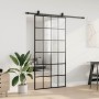 Puerta corredera con herrajes negro 102x205 cm ESG vidrio von , Türen - Ref: Foro24-3375855, Preis: 266,87 €, Rabatt: %