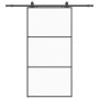 Puerta corredera con herrajes negro 102x205 cm ESG vidrio von , Türen - Ref: Foro24-3375843, Preis: 257,20 €, Rabatt: %