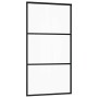 Puerta corredera con herrajes negro 102x205 cm ESG vidrio von , Türen - Ref: Foro24-3375843, Preis: 257,20 €, Rabatt: %