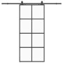 Puerta corredera con set herrajes negro 90x205 cm vidrio ESG von , Türen - Ref: Foro24-3375944, Preis: 289,72 €, Rabatt: %