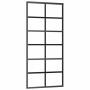 Puerta corredera con set herrajes negro 90x205 cm vidrio ESG by , Doors - Ref: Foro24-3375931, Price: 223,15 €, Discount: %
