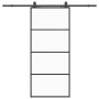 Puerta corredera con set herrajes negro 90x205 cm vidrio ESG von , Türen - Ref: Foro24-3375938, Preis: 255,60 €, Rabatt: %