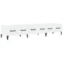 TV-Ständer aus weißem glänzendem Sperrholz 150x34,5x30 cm von vidaXL, TV-Möbel - Ref: Foro24-812651, Preis: 92,94 €, Rabatt: %
