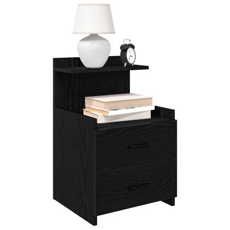 Mesitas de noche 2 unidades con 2 cajones negras 40x36,5x62 cm | Foro24.es | Tu tienda online para hogar, jardín y más Foro24.es