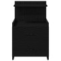 Mesitas de noche 2 unidades con 2 cajones negras 40x36,5x62 cm | Foro24.es | Tu tienda online para hogar, jardín y más Foro24.es
