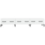 Mueble de TV madera contrachapada blanco brillo 150x34,5x30 cm de vidaXL, Muebles TV - Ref: Foro24-812651, Precio: 94,66 €, D...