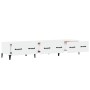 Mueble de TV madera contrachapada blanco brillo 150x34,5x30 cm de vidaXL, Muebles TV - Ref: Foro24-812651, Precio: 94,66 €, D...