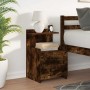 Mesilla de noche con 2 cajones roble ahumado 40x36,5x62 cm | Foro24.es | Tu tienda online para hogar, jardín y más Foro24.es