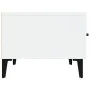 TV-Ständer aus weißem glänzendem Sperrholz 150x34,5x30 cm von vidaXL, TV-Möbel - Ref: Foro24-812651, Preis: 92,94 €, Rabatt: %