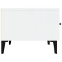 TV-Ständer aus weißem glänzendem Sperrholz 150x34,5x30 cm von vidaXL, TV-Möbel - Ref: Foro24-812651, Preis: 94,11 €, Rabatt: %