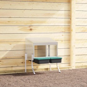 Nido para gallinas con 2 compartimentos y patas de acero galvanizado de , Jaulas y habitáculos para animales pequeños - Ref: ...
