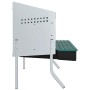 Nido para gallinas con 3 compartimentos y patas de acero galvanizado by , Cages and habitats for small animals - Ref: Foro24-...