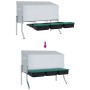 Nido para gallinas con 3 compartimentos y patas de acero galvanizado by , Cages and habitats for small animals - Ref: Foro24-...