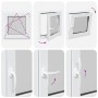 Ventana de sótano "RISOR" 50x50 cm oscilobatiente DIN derecha blanca de , Ventanas - Ref: Foro24-4108296, Precio: 94,73 €, De...
