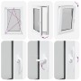 Ventana de sótano "RISOR" 60x100 cm oscilobatiente DIN izquierda blanca de , Ventanas - Ref: Foro24-4108307, Precio: 147,81 €...