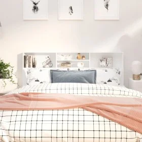 Mueble cabecero blanco 180x19x103,5 cm de vidaXL, Cabeceros y pies de cama - Ref: Foro24-811880, Precio: 71,12 €, Descuento: %