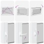 Ventana de sótano "RISOR" 90x70 cm oscilobatiente DIN derecha blanca | Foro24.es | Tu tienda online para hogar, jardín y más Foro24.es