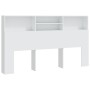 Weißes Kopfteilmöbel 180x19x103,5 cm von vidaXL, Kopf- und Fußteile - Ref: Foro24-811880, Preis: 72,25 €, Rabatt: %