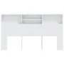 Weißes Kopfteilmöbel 180x19x103,5 cm von vidaXL, Kopf- und Fußteile - Ref: Foro24-811880, Preis: 71,14 €, Rabatt: %