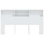 Weißes Kopfteilmöbel 180x19x103,5 cm von vidaXL, Kopf- und Fußteile - Ref: Foro24-811880, Preis: 72,25 €, Rabatt: %