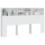 Weißes Kopfteilmöbel 180x19x103,5 cm von vidaXL, Kopf- und Fußteile - Ref: Foro24-811880, Preis: 72,25 €, Rabatt: %