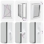 Ventana de sótano "RISOR" 60x100 cm oscilobatiente DIN izquierda antracita | Foro24.es | Tu tienda online para hogar, jardín y más Foro24.es
