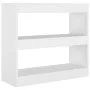 Estantería/divisor de espacios blanco 80x30x72 cm de vidaXL, Librerías y estanterías - Ref: Foro24-811691, Precio: 55,95 €, D...