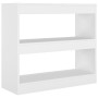 White shelving/space divider 80x30x72 cm by vidaXL, Bookcases and shelves - Ref: Foro24-811691, Price: 56,82 €, Discount: %