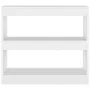 Estantería/divisor de espacios blanco 80x30x72 cm de vidaXL, Librerías y estanterías - Ref: Foro24-811691, Precio: 55,95 €, D...