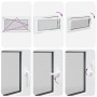 Ventana de sótano "RISOR" 110x70 cm oscilobatiente DIN izquierda antracita | Foro24.es | Tu tienda online para hogar, jardín y más Foro24.es