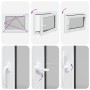 Ventana de sótano "RISOR" 80x70 cm oscilobatiente DIN derecha antracita | Foro24.es | Tu tienda online para hogar, jardín y más Foro24.es
